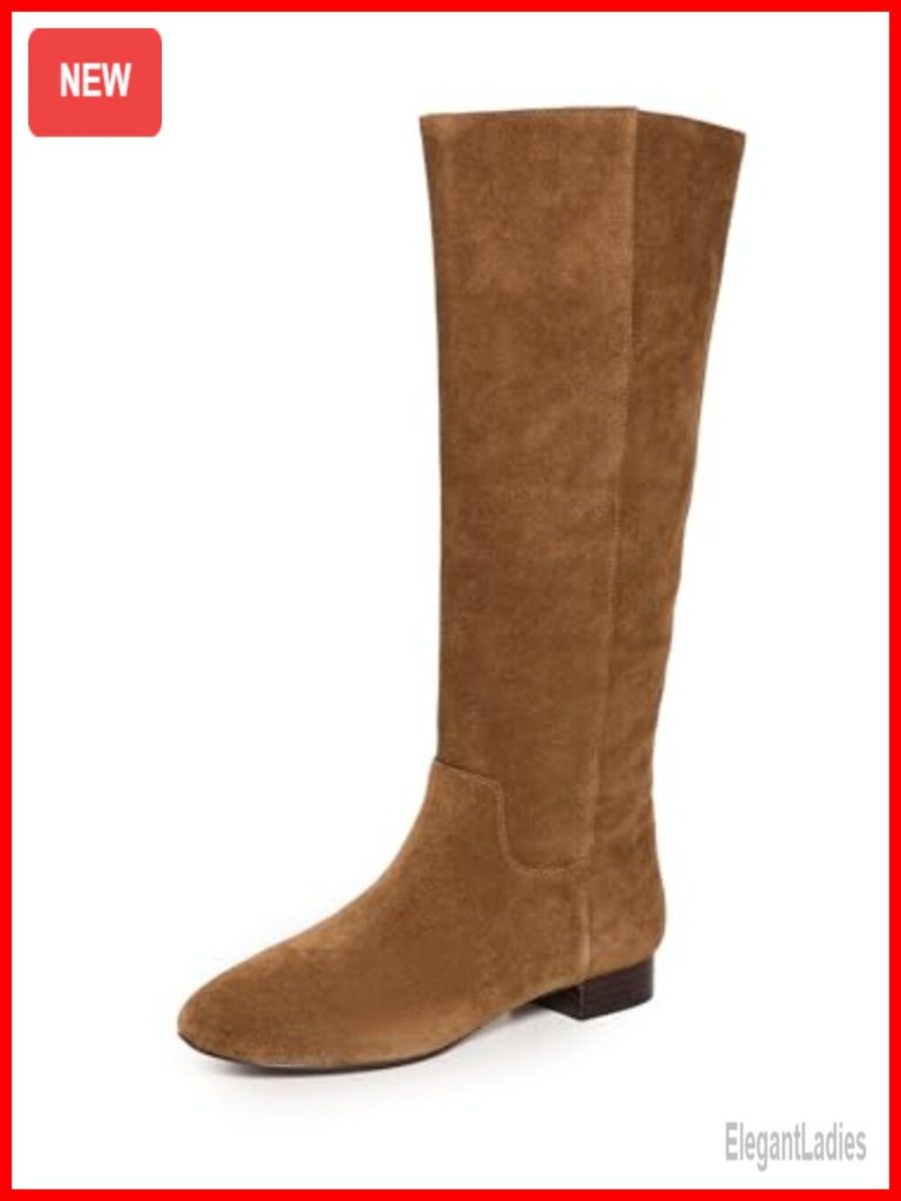 Madewell Suede Tall Boots Knee-High Stacked Heel Equestrian